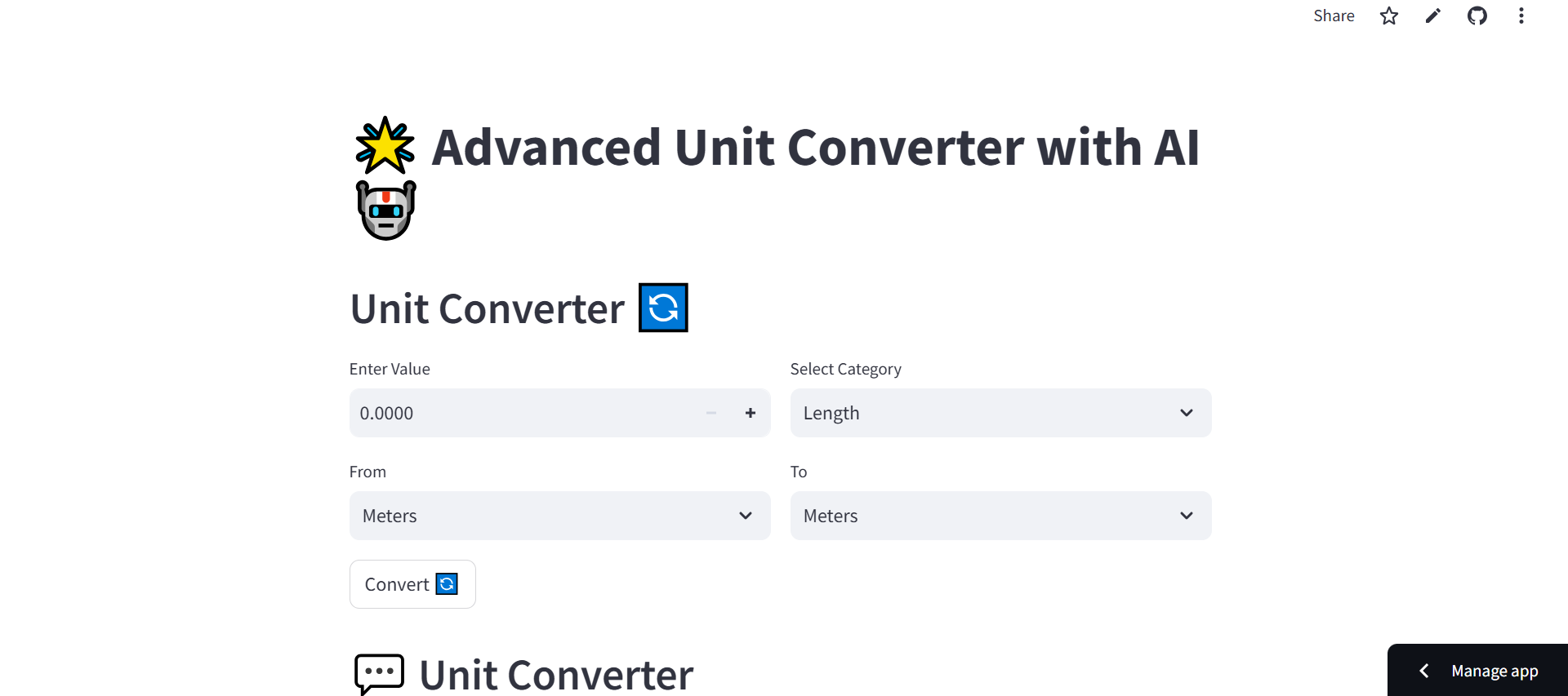AI Unit Converter